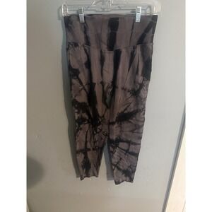 Victoria's Secret PINK‎ ACTIVE Size L Womens Brown Pull On Athletic Leggings